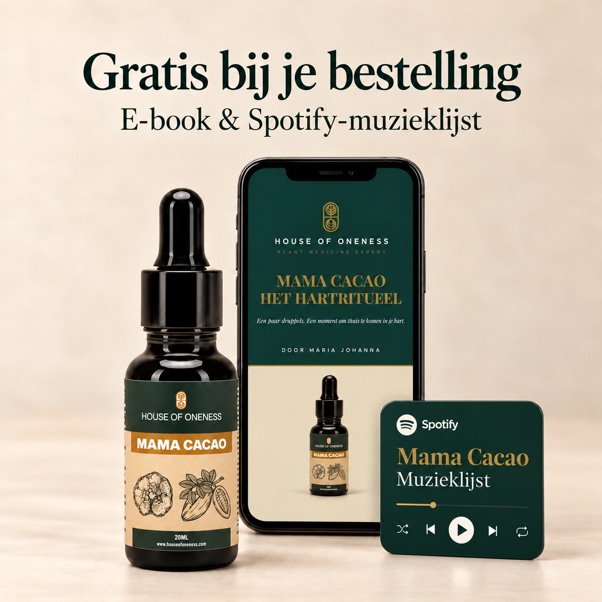 Gratis bij je bestelling: e-book en Spotify-playlist