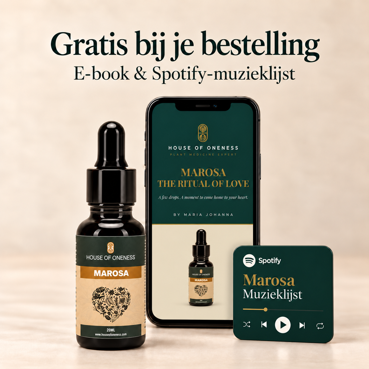 Gratis bij je bestelling: e-book en Spotify-playlist